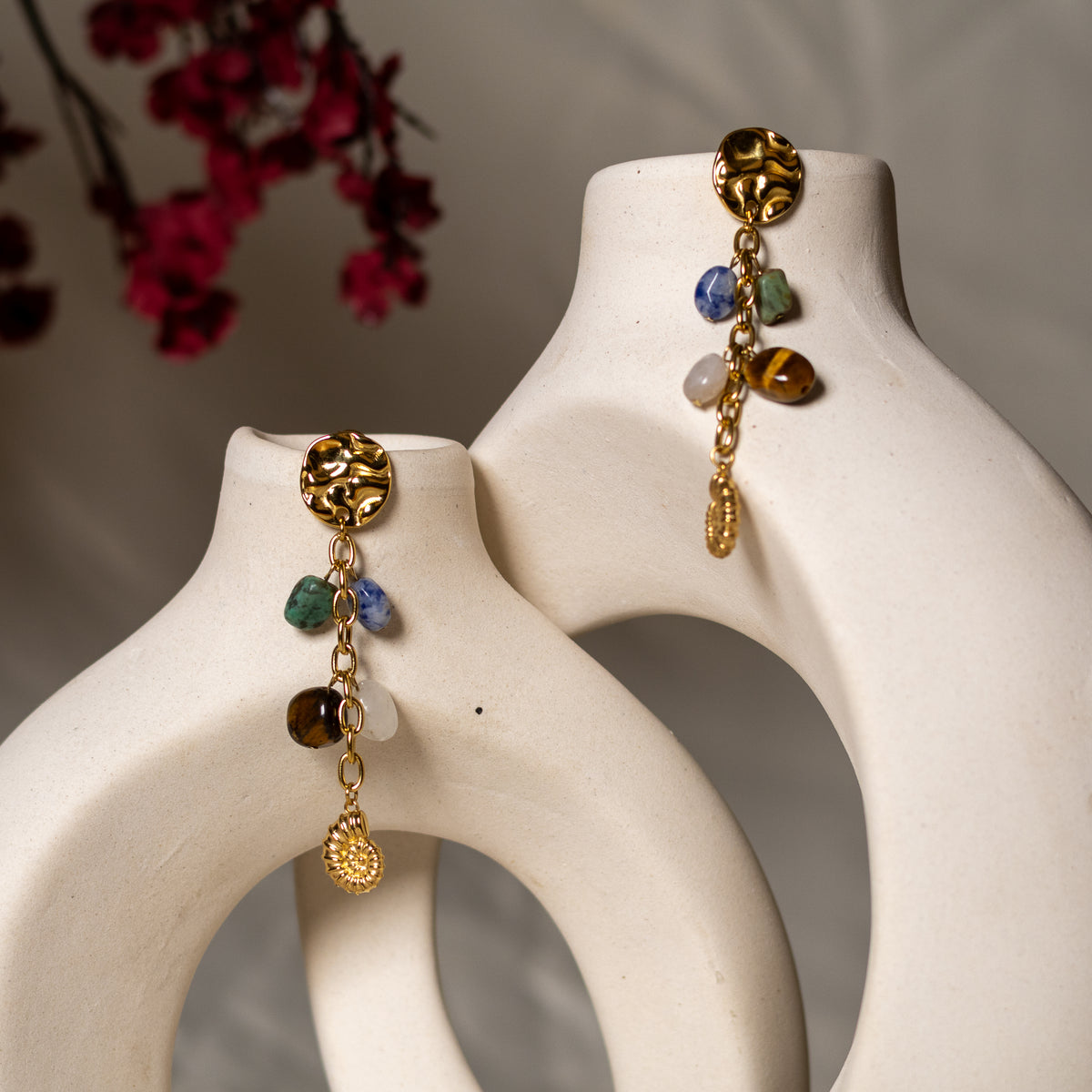 Malibu Charm Earrings by Navera Jewels – view 2