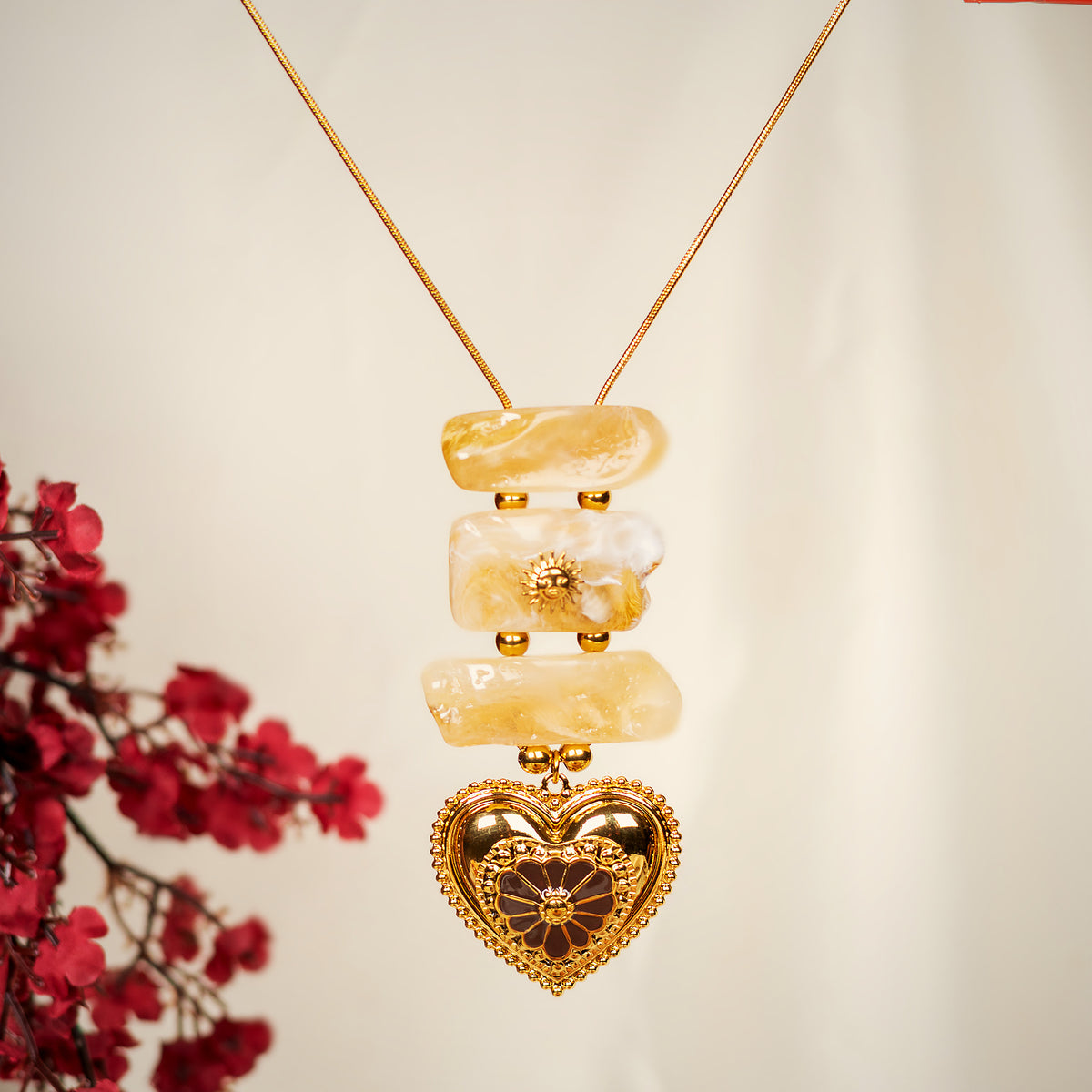 Havana heart pendant necklace for women – Navera Jewels