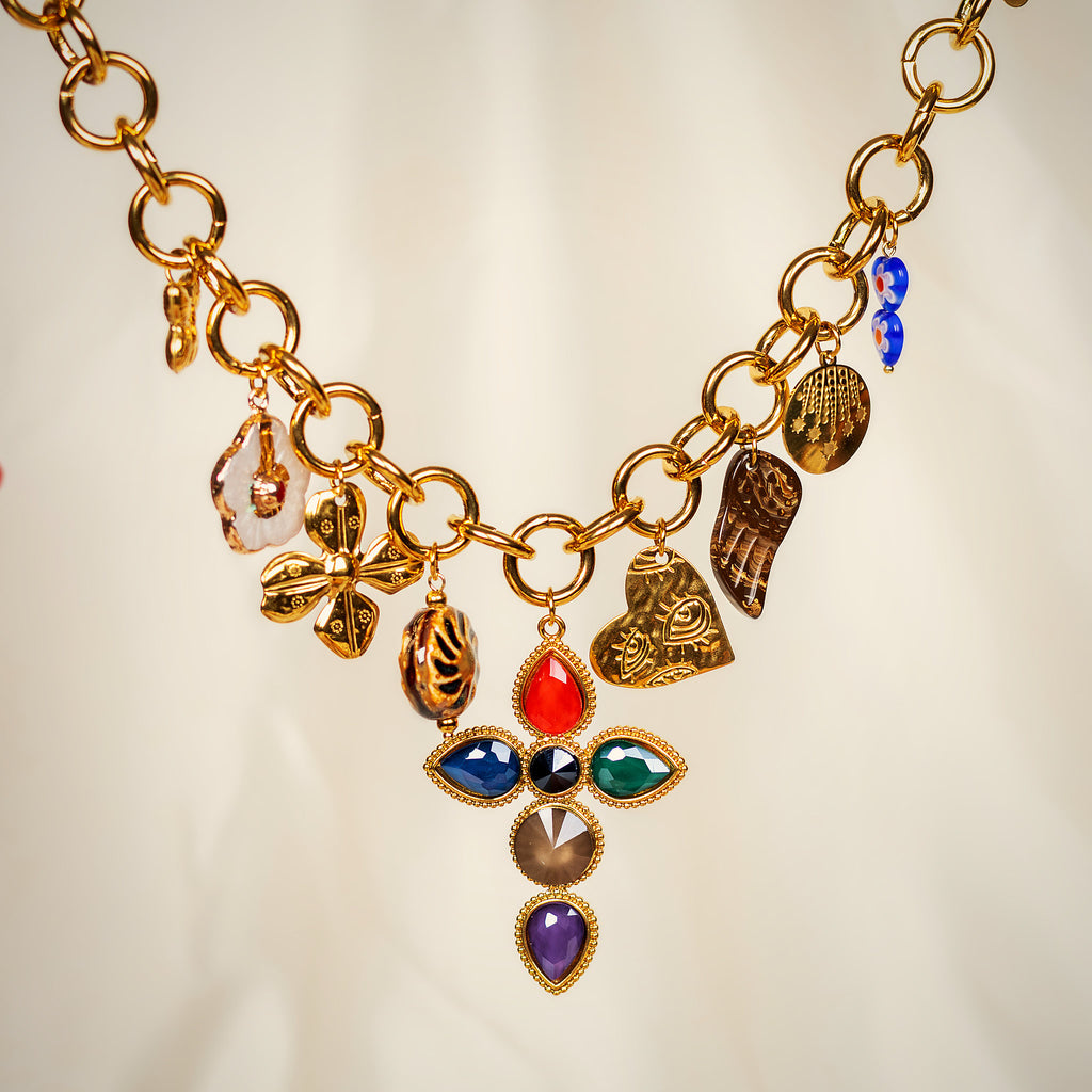 Ruhaani charm necklace for women – Navera Jewels