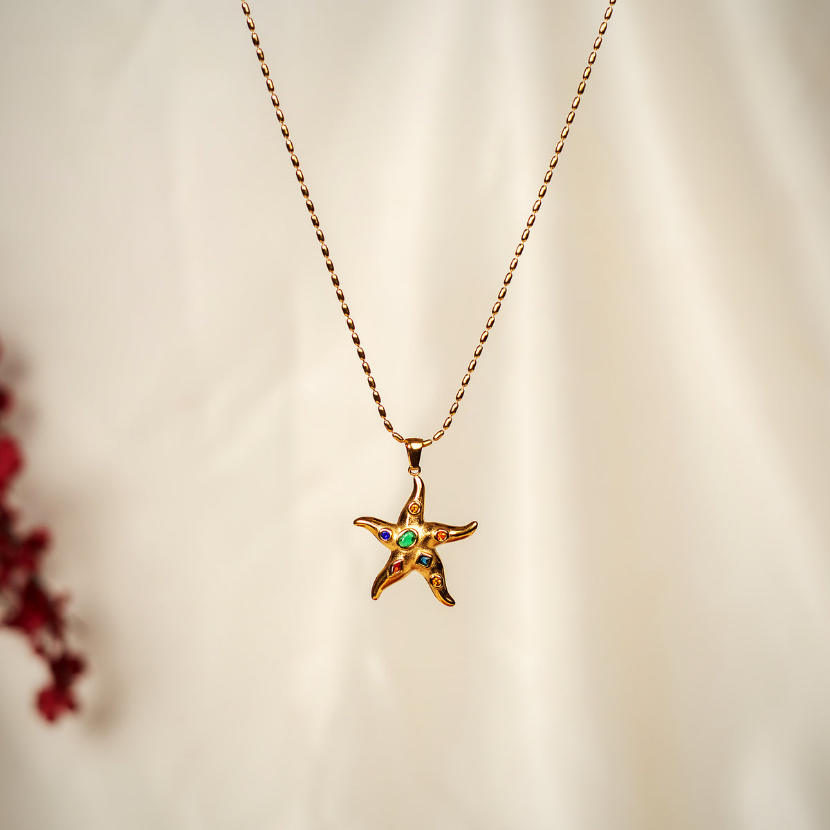Sitara starfish pendant necklace for women – Navera Jewels