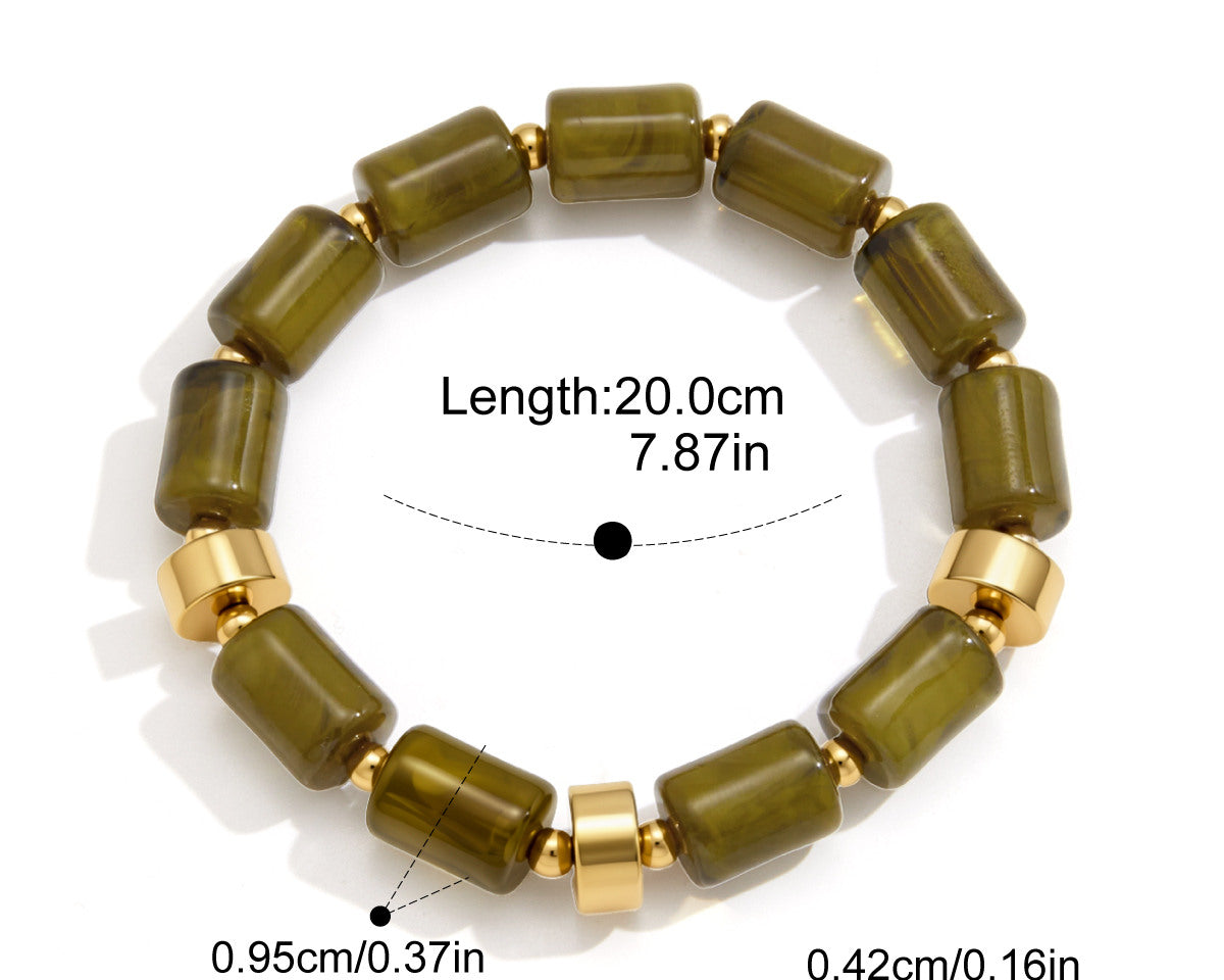 Bracelet FC-BL-046 Green by Navera Jewels