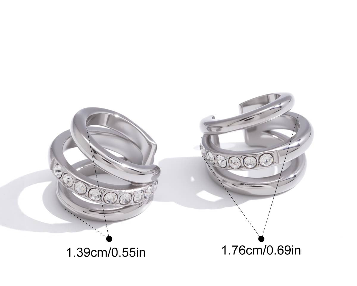 Ear Cuff FC-EC-029 Silver by Navera Jewels