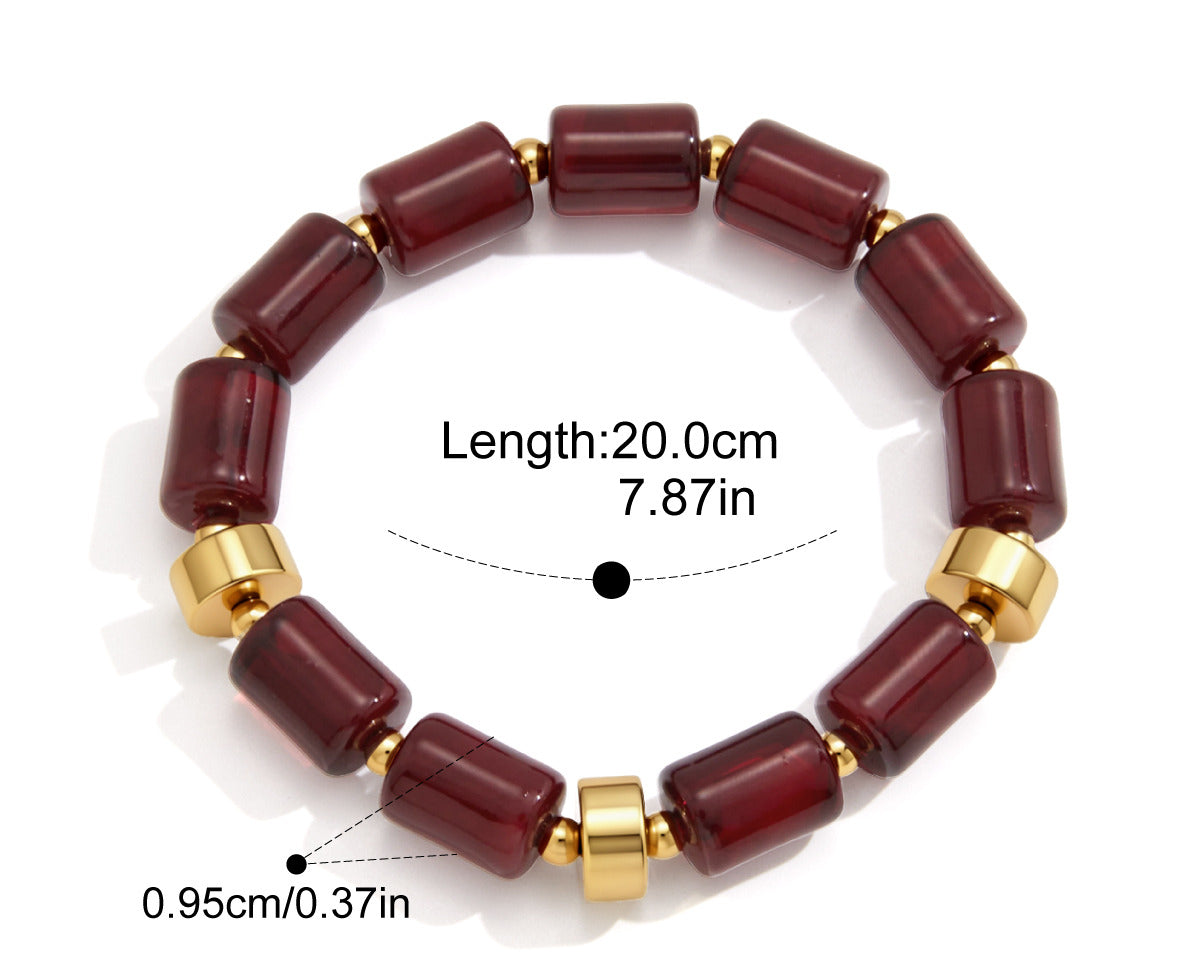 Bracelet FC-BL-046 Red by Navera Jewels