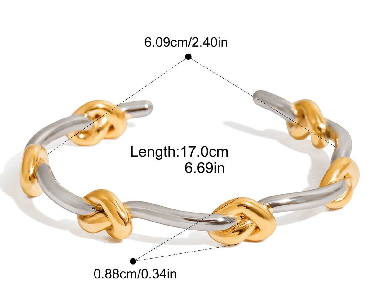 Two-Tone Bracelet TTBR30 by Navera Jewels